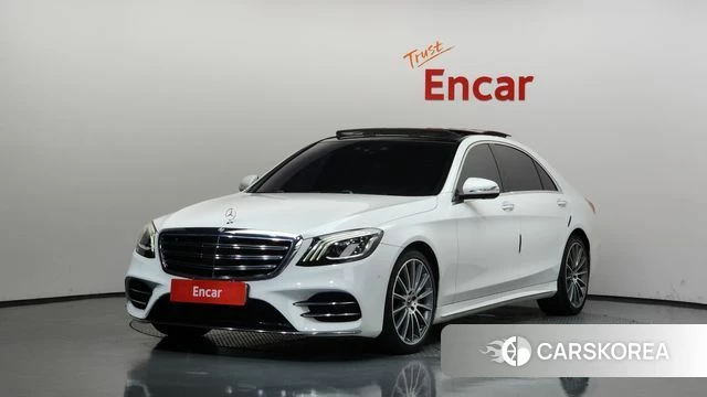 Mercedes-Benz S-Class W222 2018 Белый из Кореи