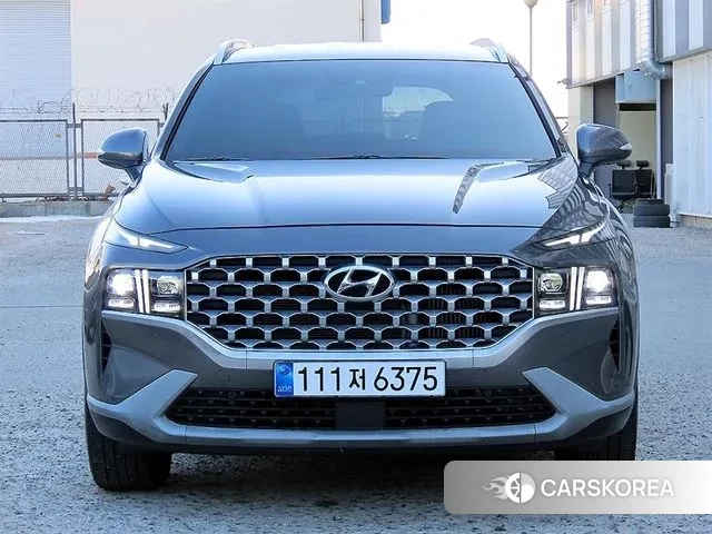 Hyundai The New Santa Fe 2021 Серый из Кореи
