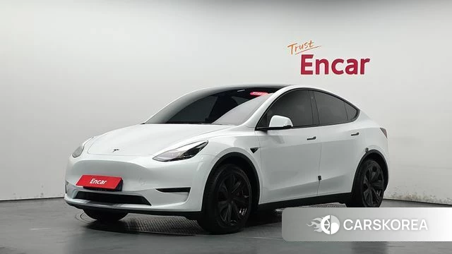 Tesla Model Y 2023 Белый из Кореи