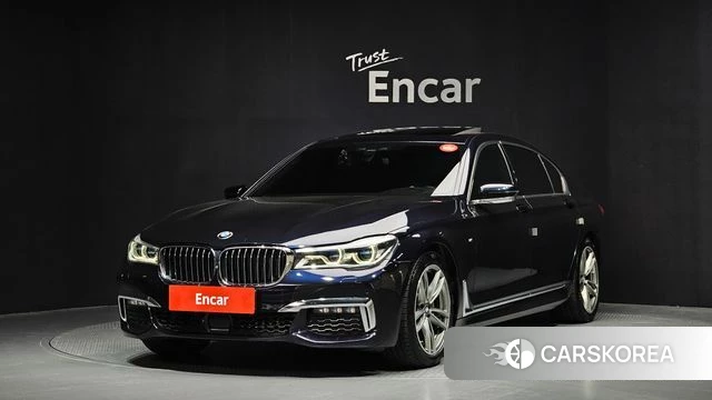 BMW 7 Series (G11) 2018 Черный из Кореи