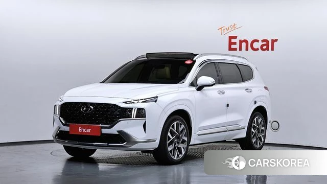 Hyundai The New Santa Fe 2023 Белый из Кореи