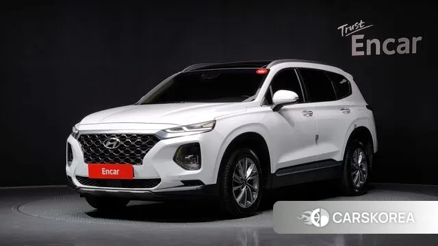 Hyundai Santa Fe TM 2019 Белый из Кореи