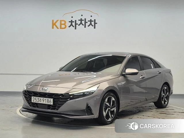 Hyundai Avante Hybrid (CN7) 2022 Песочный из Кореи