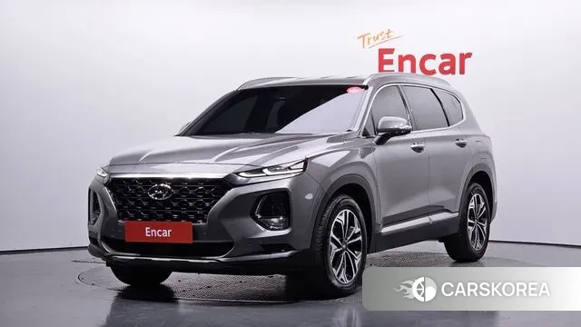 Hyundai Santa Fe TM 2018 Серебристо-серый из Кореи