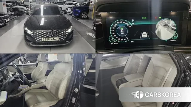 Hyundai The New Grandeur IG Hybrid 2021 Черный из Кореи