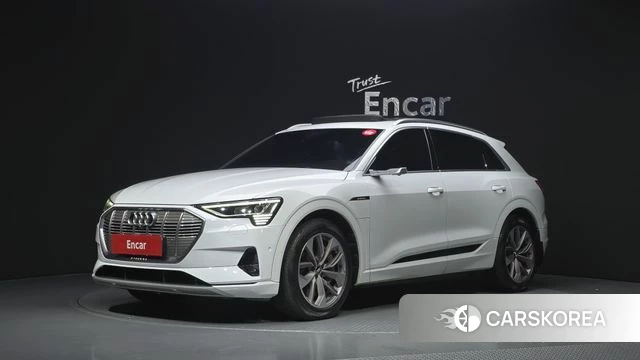 Audi e-Tron 2020 Белый из Кореи