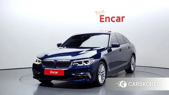BMW 5 Series (G30) 2020 Синий из Кореи