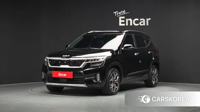 Kia Seltos 2021 Черный из Кореи