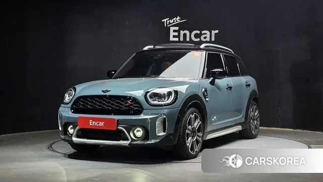 Mini Cooper S Countryman 2021 Небесно-голубой из Кореи