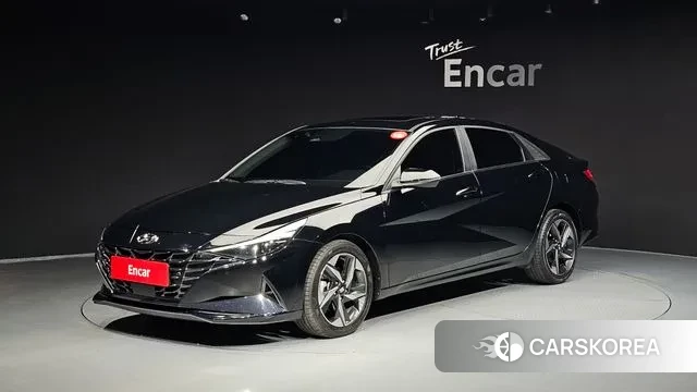 Hyundai Avante (CN7) 2021 Черный из Кореи