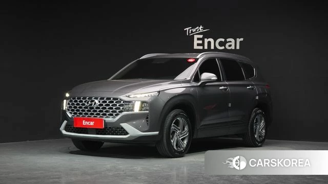 Hyundai The New Santa Fe 2021 Серый из Кореи