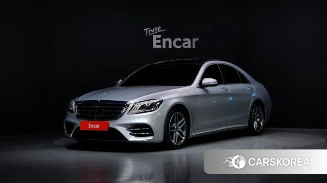 Mercedes-Benz S-Class W222 2019 Серебристо-серый из Кореи