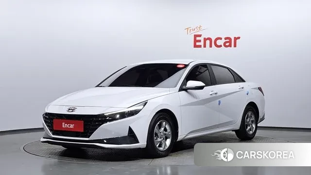 Hyundai Avante (CN7) 2022 Белый из Кореи