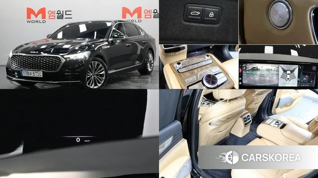 Kia The New K9 2nd generation 2022 Черный из Кореи