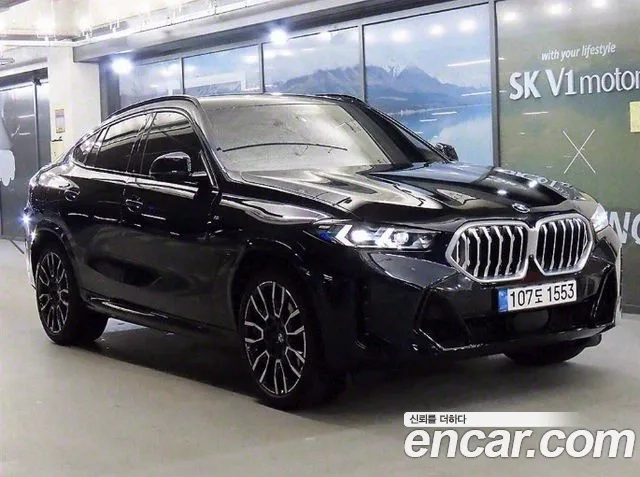 BMW X6 (G06) 2024 Черный из Кореи