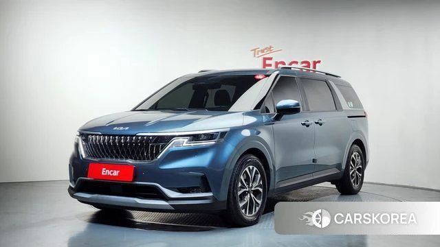 Kia Carnival 4th generation 2021 Небесно-голубой из Кореи