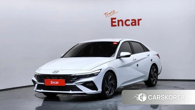 Hyundai The New Avante (CN7) 2023 Белый из Кореи
