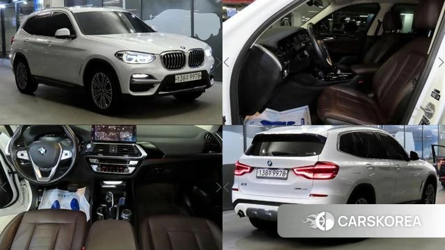 BMW X3 (G01) 2020 Белый из Кореи