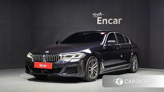 BMW 5 Series (G30) 2021 Черный из Кореи
