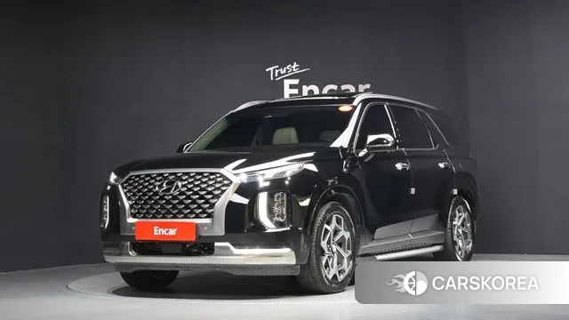 Hyundai Palisade 2022 Черный из Кореи