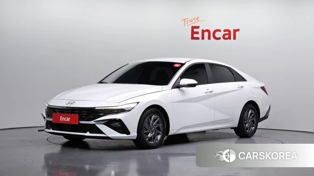 Hyundai The New Avante (CN7) 2023 Белый из Кореи