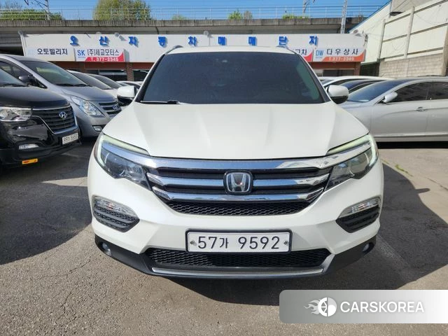 Honda Pilot 3rd generation 2018 Белый из Кореи