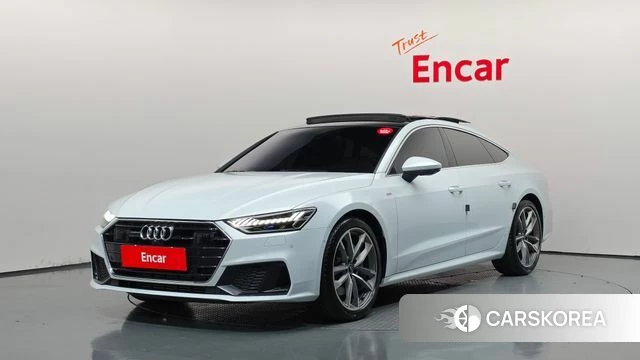Audi A7 (4K) 2021 Белый из Кореи