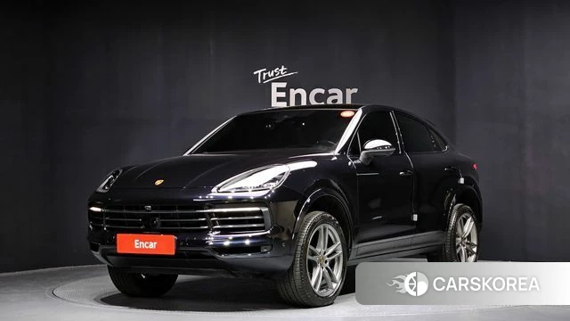 Porsche Cayenne (PO536) 2021 Черный из Кореи