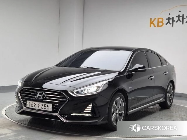 Hyundai Sonata New Rise Hybrid 2018 Черный из Кореи