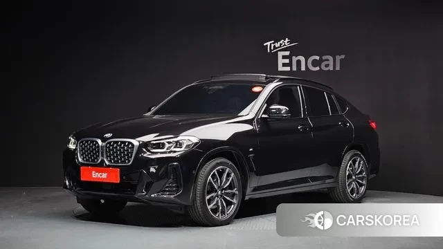 BMW X4 (G02) 2024 Черный из Кореи