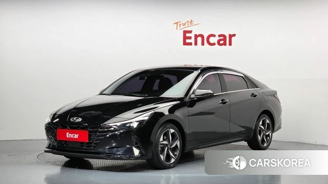 Hyundai Avante (CN7) 2020 Черный из Кореи