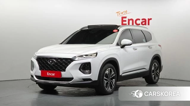Hyundai Santa Fe TM 2019 Белый из Кореи