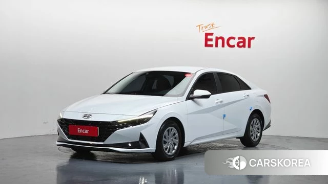 Hyundai Avante (CN7) 2021 Белый из Кореи
