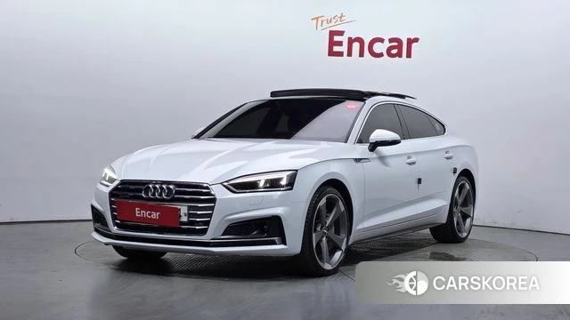 Audi A5 (F5) 2019 Белый из Кореи