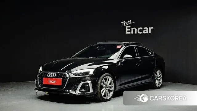 Audi A5 (F5) 2020 Черный из Кореи