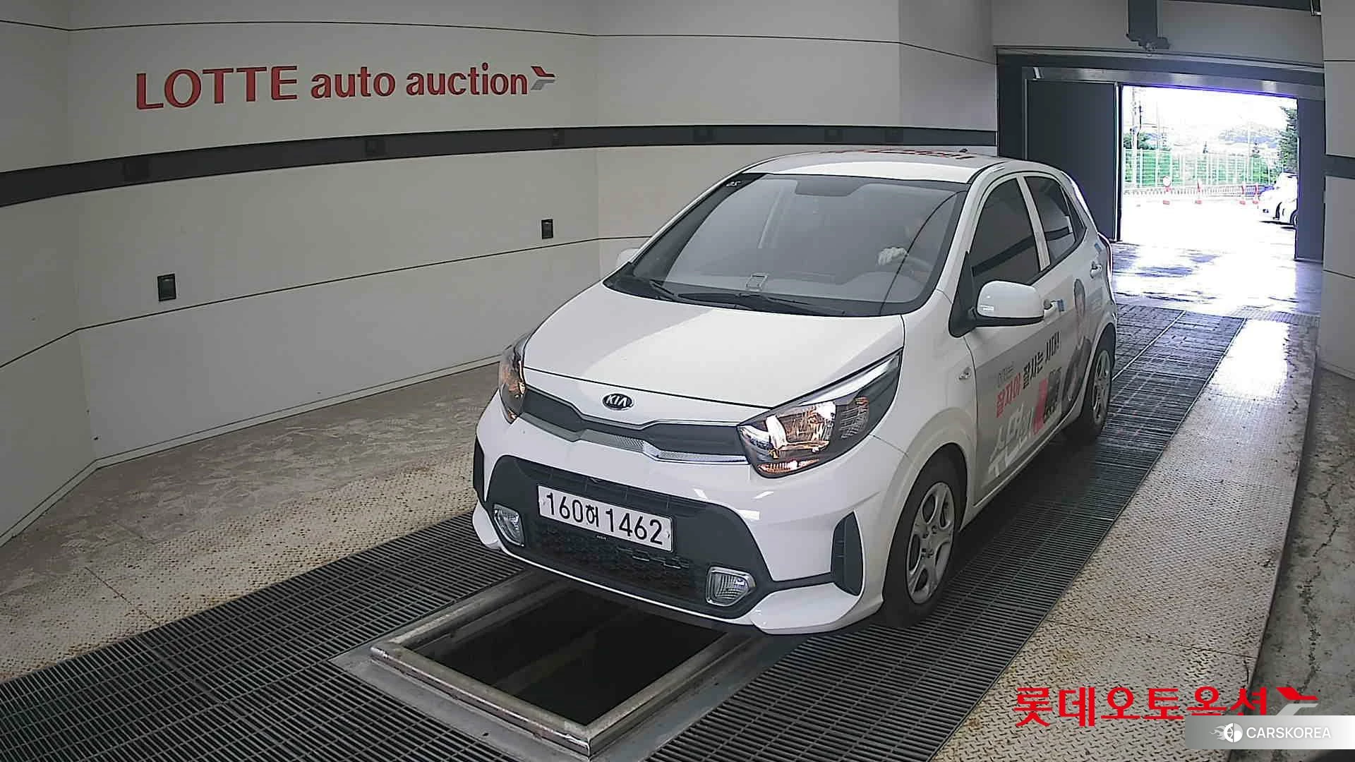 Kia Morning 2021 Clear White из Кореи