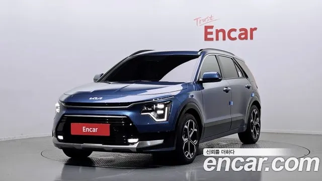 Kia Di Ol Nu Niro 2022 Синий из Кореи