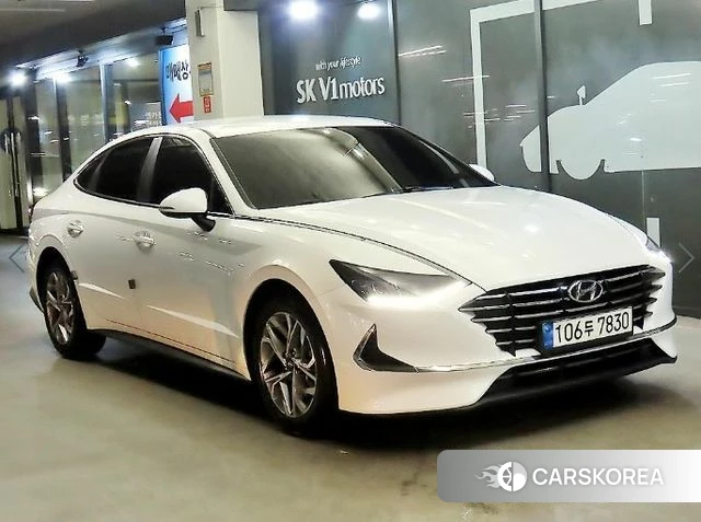 Hyundai Sonata (DN8) 2021 Белый из Кореи