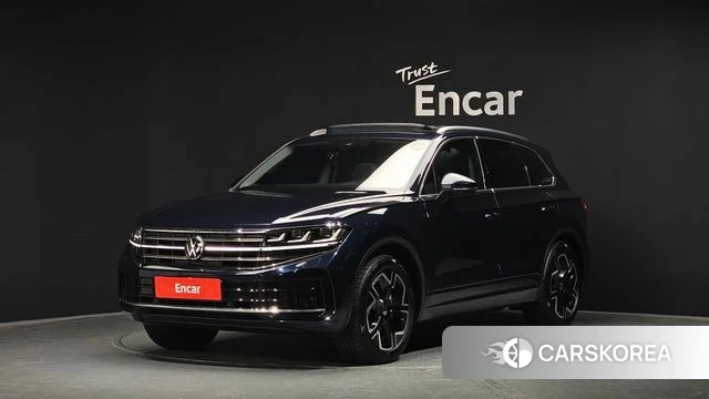 Volkswagen Touareg 3rd generation 2024 Синий из Кореи