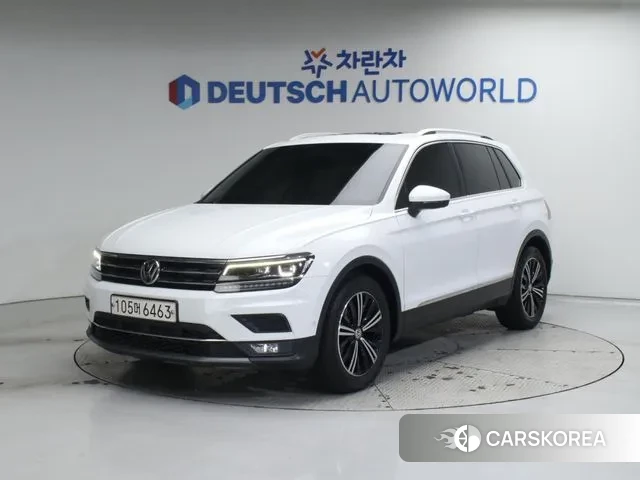 Volkswagen Tiguan second Generation 2020 Белый из Кореи