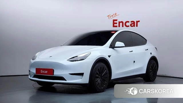 Tesla Model Y 2023 Белый из Кореи