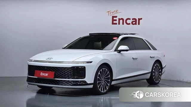 Hyundai Grandeur Hybrid (GN7) 2023 Белый из Кореи
