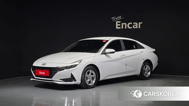 Hyundai Avante (CN7) 2021 Белый из Кореи