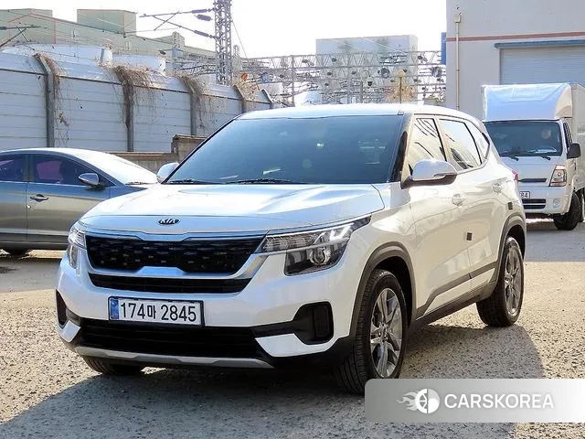 Kia Seltos 2021 Белый из Кореи