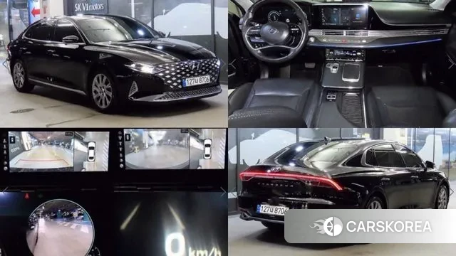 Hyundai The New Grandeur IG Hybrid 2020 Черный из Кореи