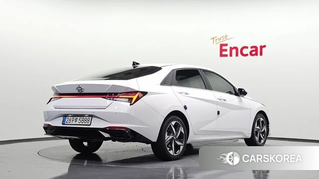 Hyundai Avante (CN7) 2020 Белый из Кореи