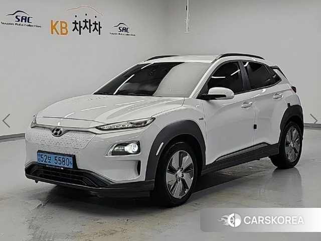 Hyundai Kona Electric 2019 Белый из Кореи