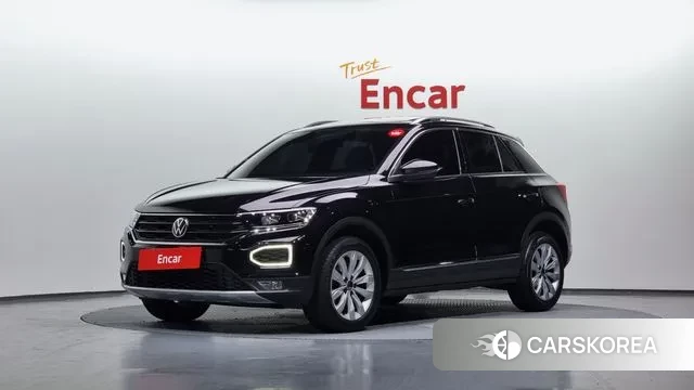 Volkswagen T-Roc 2021 Черный из Кореи