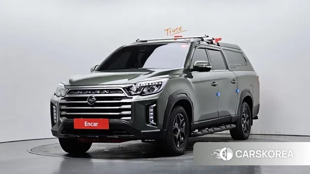 Ssangyong The New Rexton Sports Cannes 2022 Темно-зеленый из Кореи