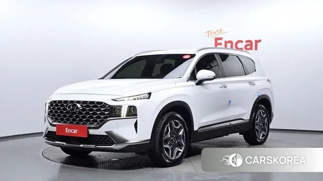 Hyundai The New Santa Fe 2021 Белый из Кореи